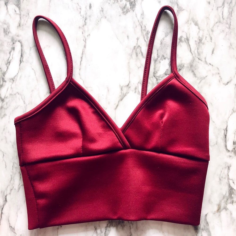 Red Crop Top